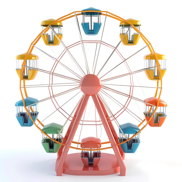 Toy Ferris Wheel at the Carnival