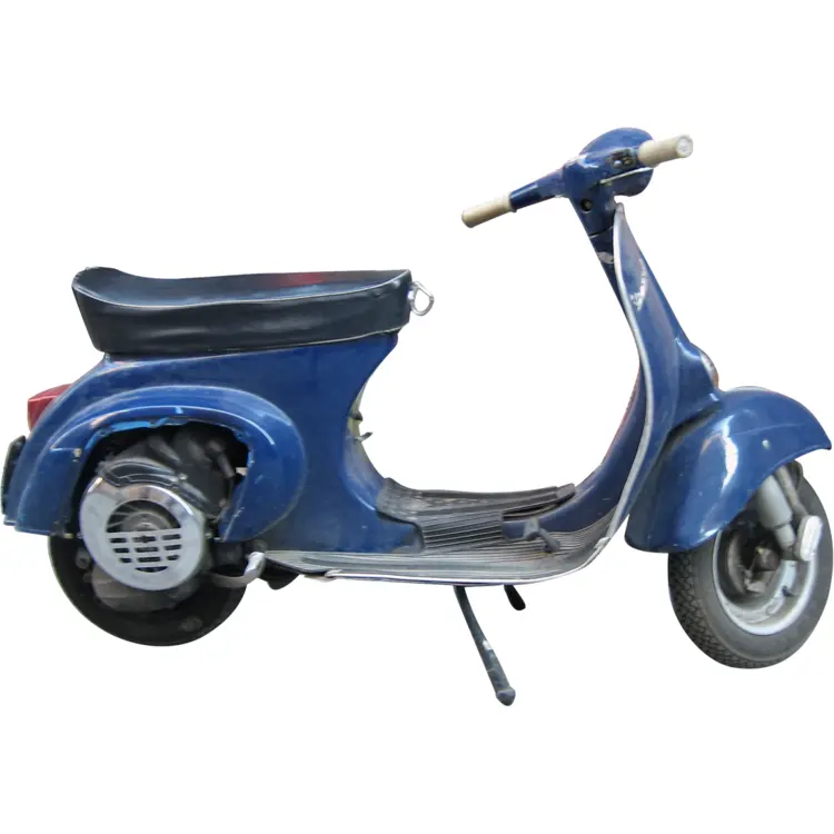 Vintage Blue Scooter