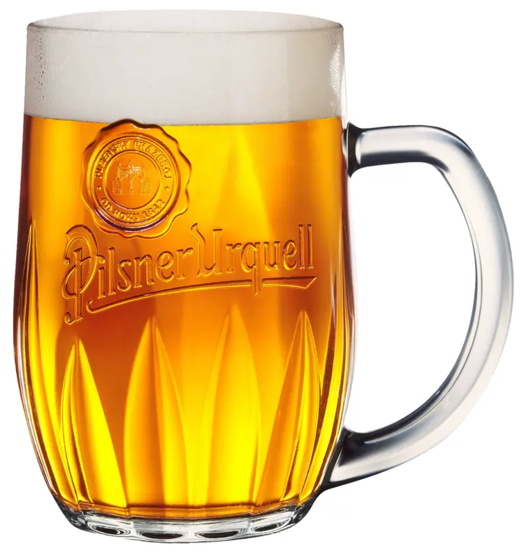 Refreshing Pilsner Urquell Beer Mug