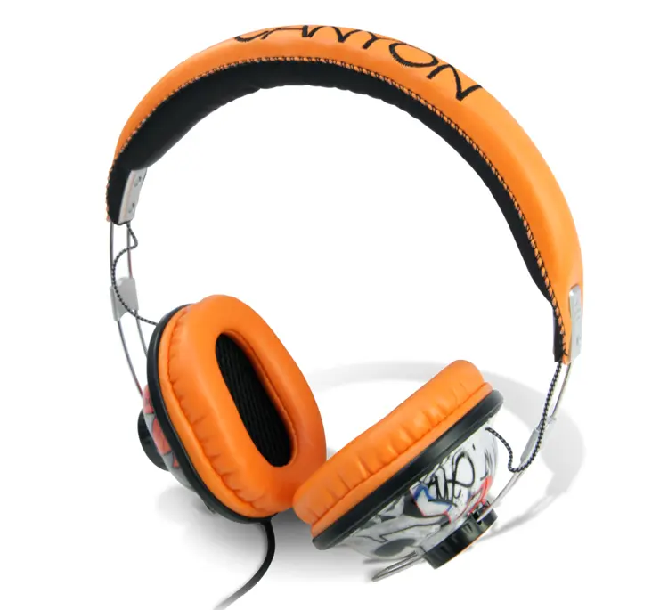 Cool Orange Headphones