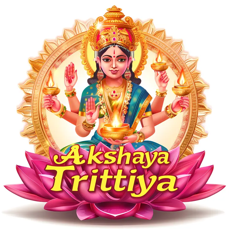 Akshaya Tritiya Goddess Illustration