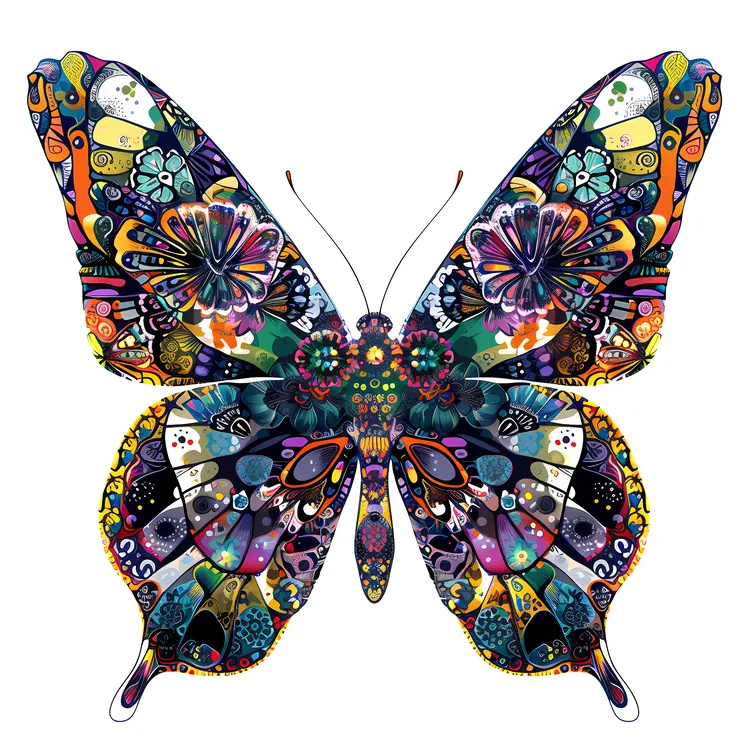 Intricate Detailed Butterfly