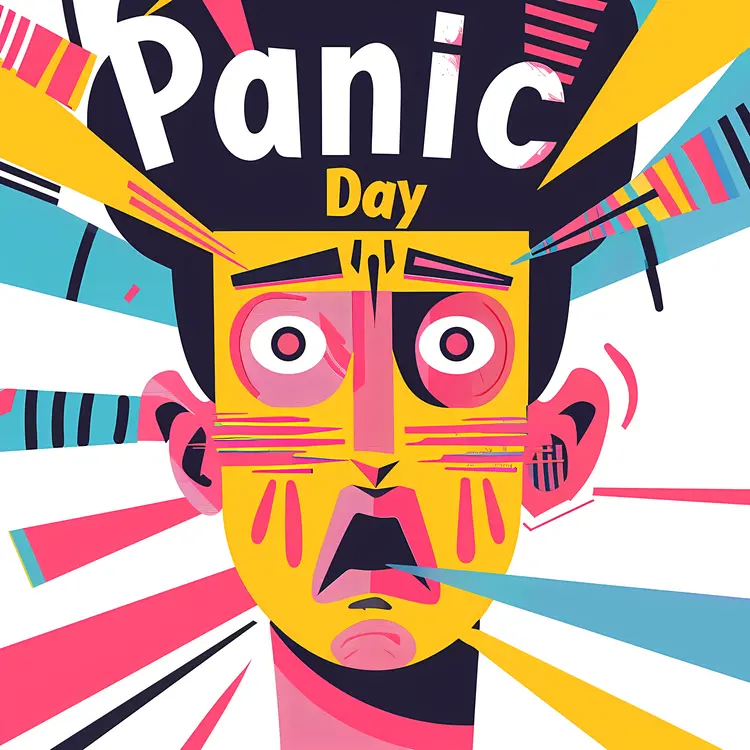 Panic Day Cartoon Face