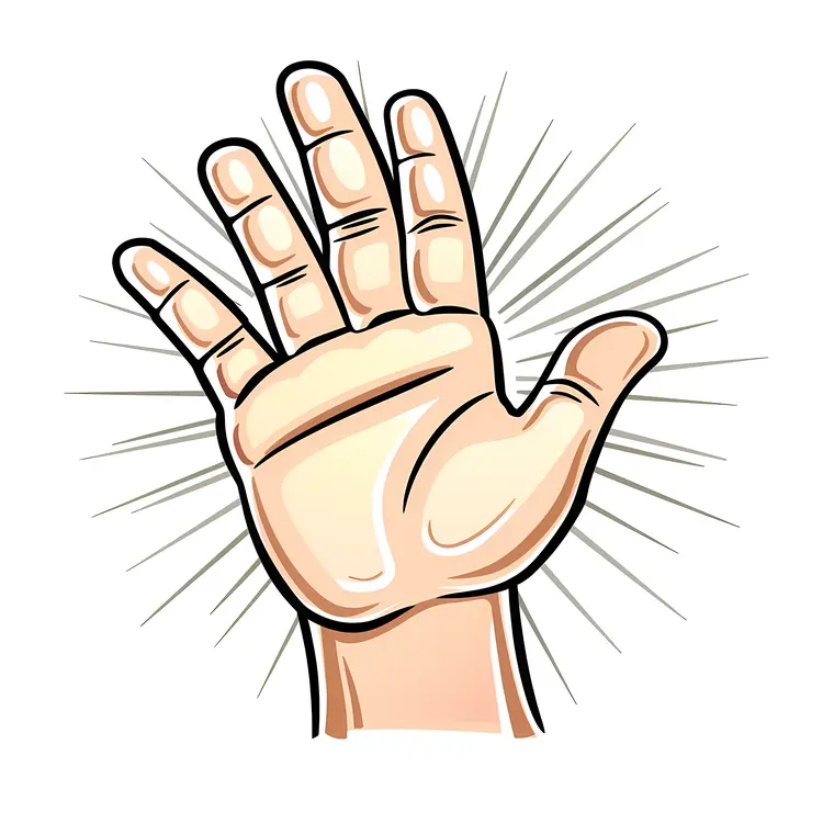 Cartoon Hand Illustration
