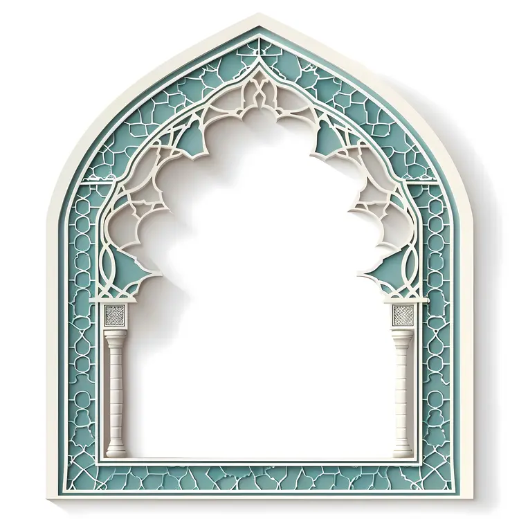 Elegant Decorative Arch with Intricate Patterns