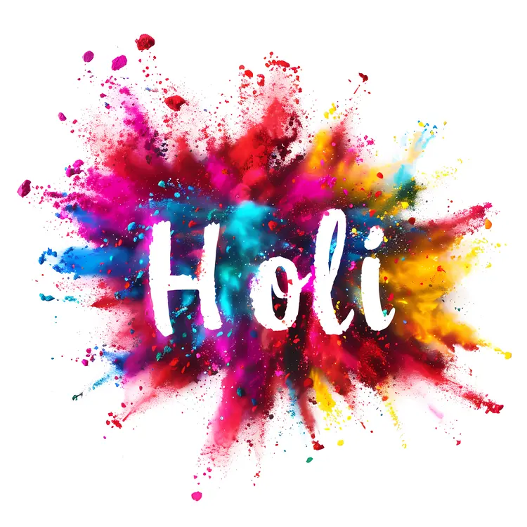 Colorful Holi Splash