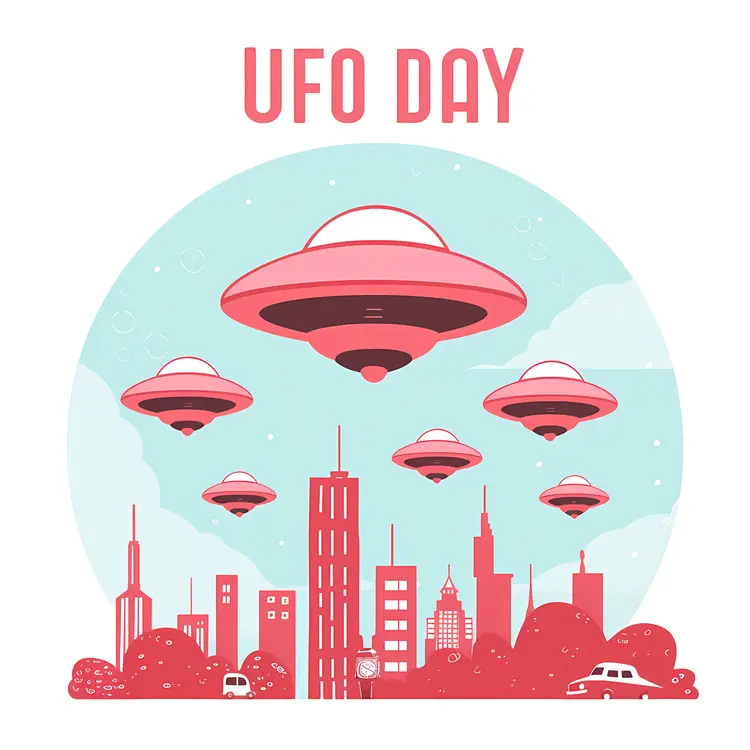 UFO Day Celebration Poster