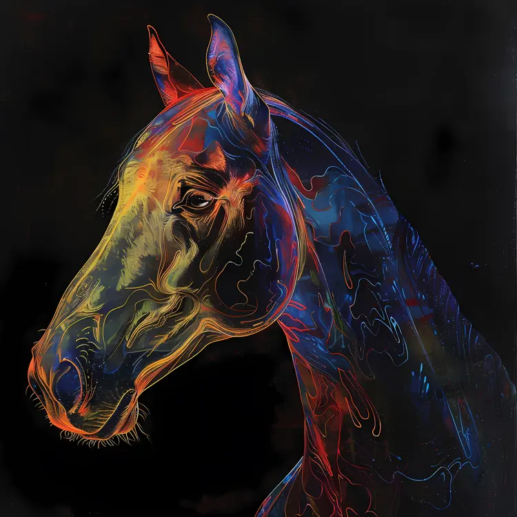 Colorful Horse