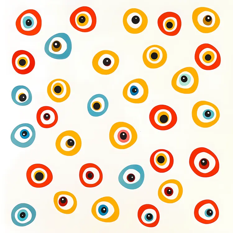 Abstract Eyes Pattern
