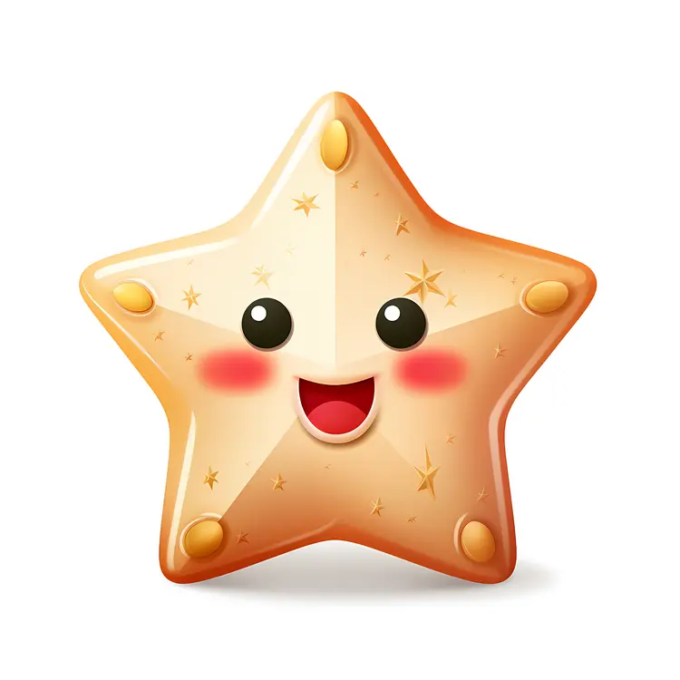 Cute Smiling Star Illustration