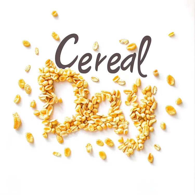 Scattered Cereal Day Celebration