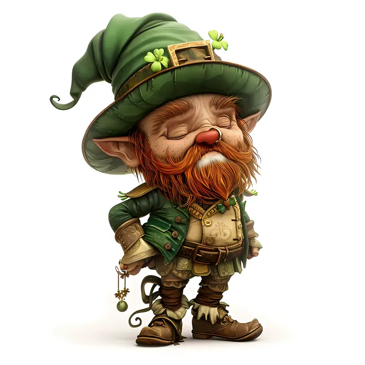Leprechaun Character for St. Patrick's Day