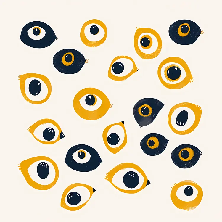 Abstract Eyes Pattern