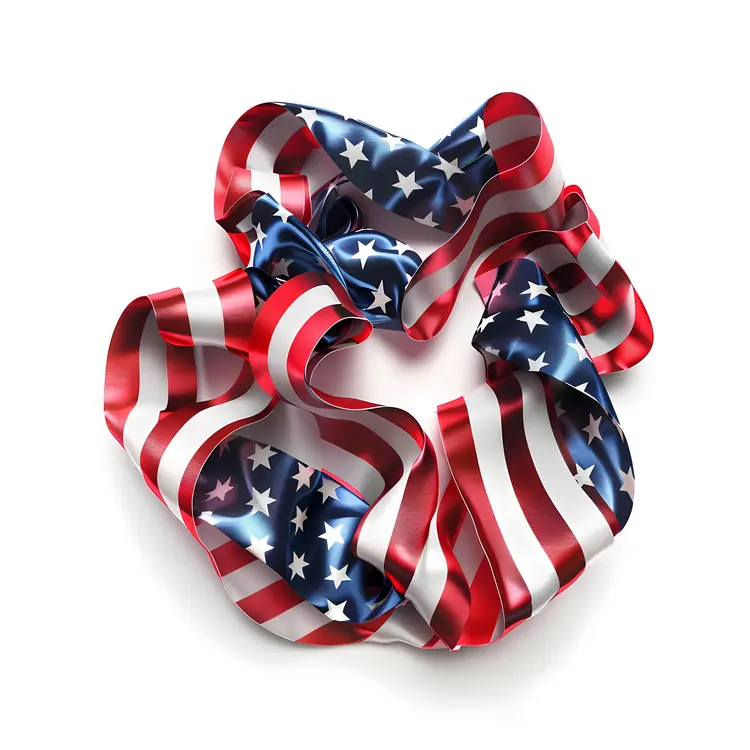 Patriotic Ribbon for Independence Day