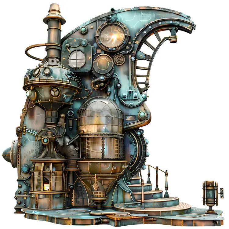 Industrial Steampunk House