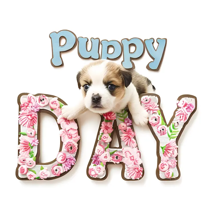 Cute Puppy Day Celebration