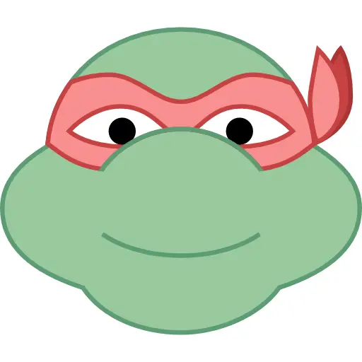 Green Masked Cartoon Character