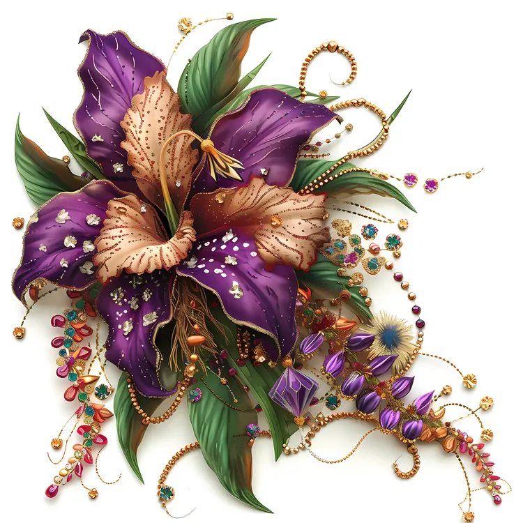 Colorful Floral Bouquet Art