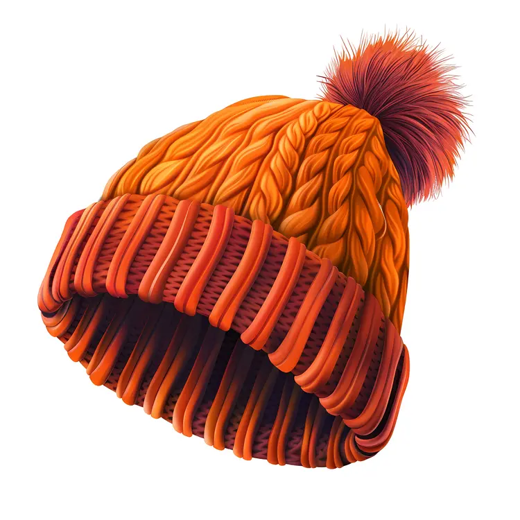 Orange Beanie Illustration