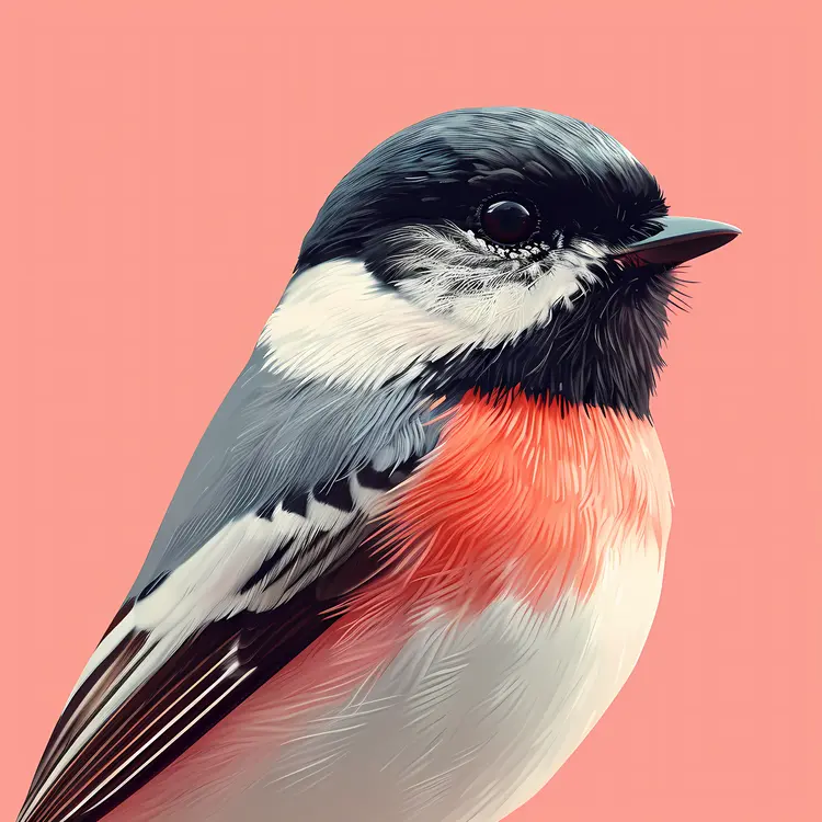 Colorful Bird Cartoon Illustration