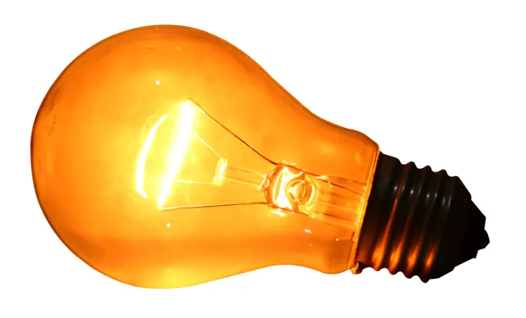 Glowing Light Bulb