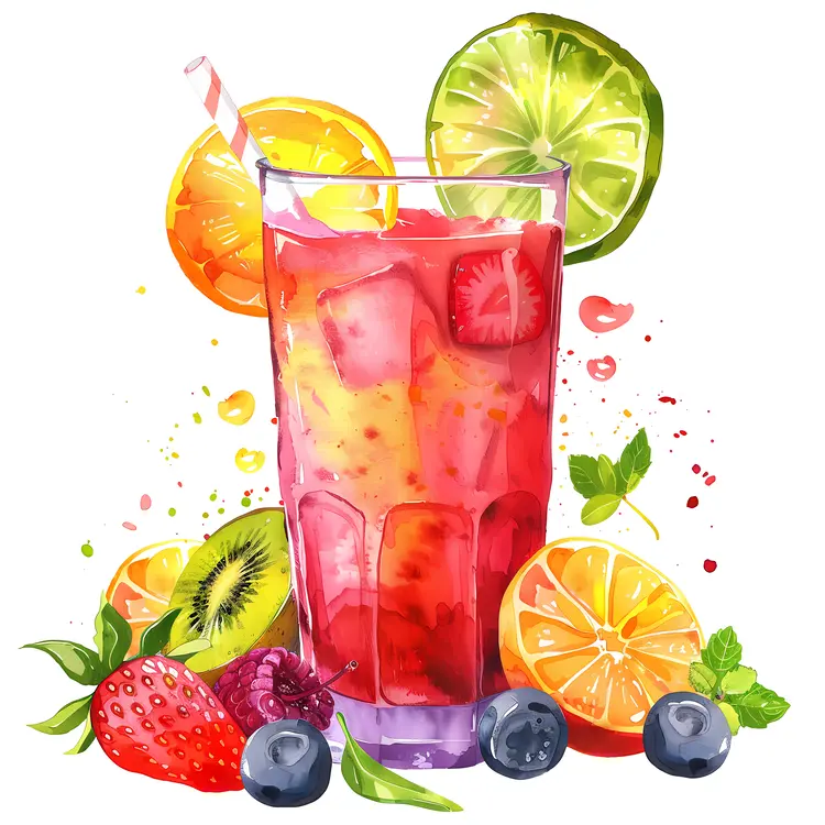 Refreshing Fruit Juice