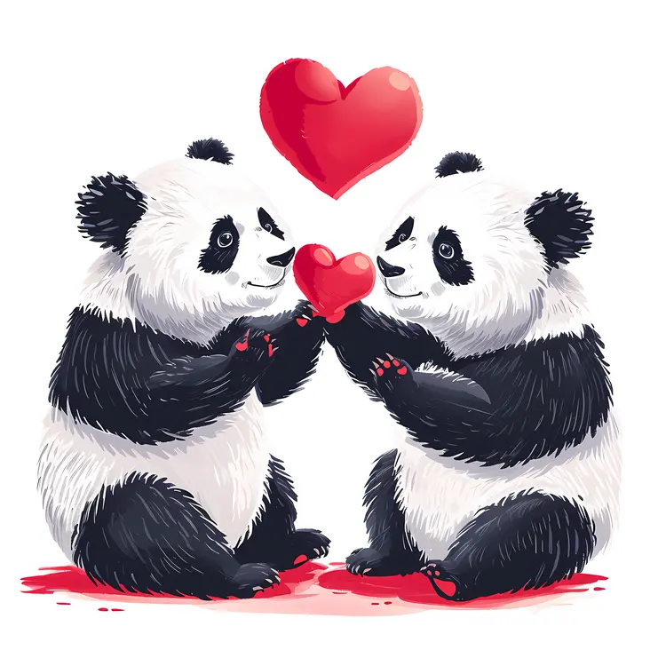Pandas with Heart