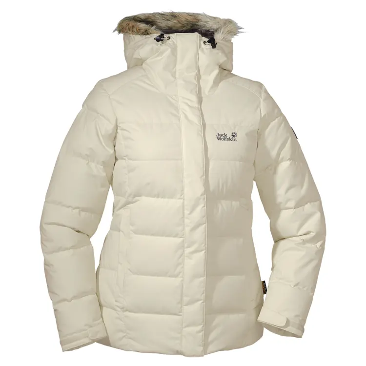White Hooded Winter Jacket