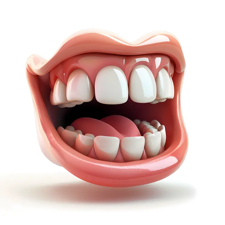 Happy Laughing Cartoon Mouth