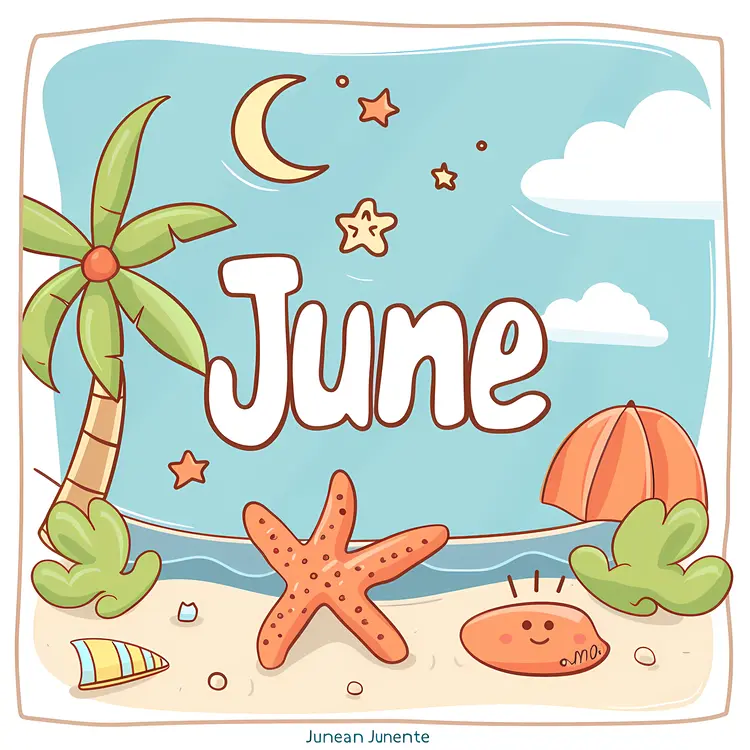 June with Beach Theme