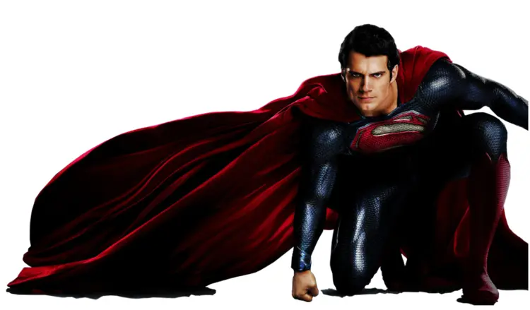 Superhero in Action Pose
