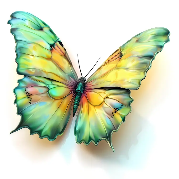 Beautiful Green Butterfly