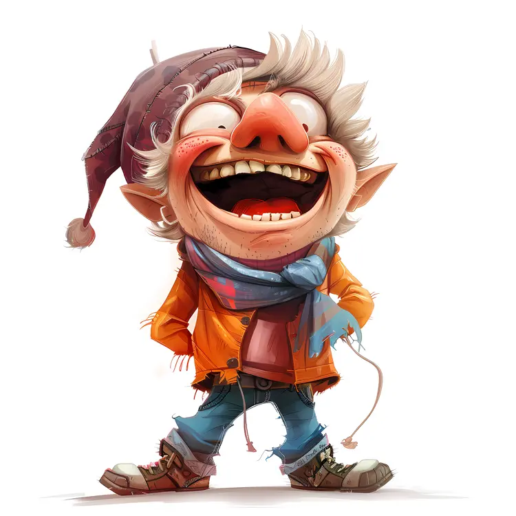 Joyful Laughing Elf