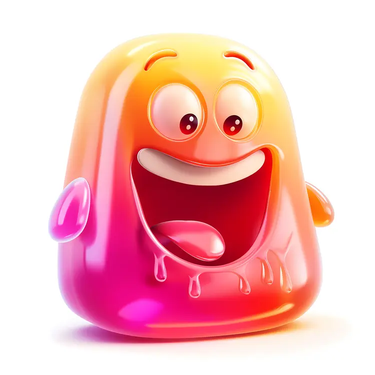Smiling Colorful Jelly