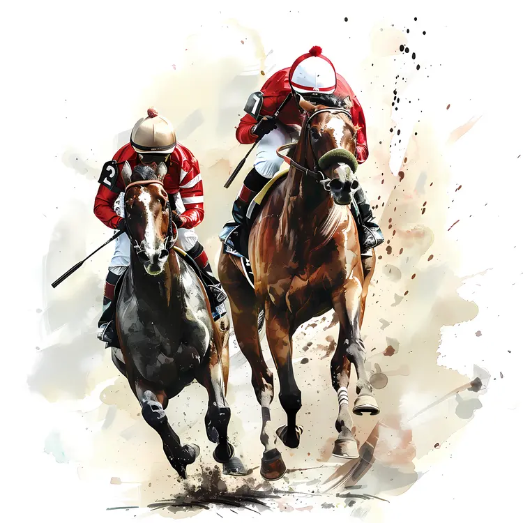 Exciting Horse Racing Competition