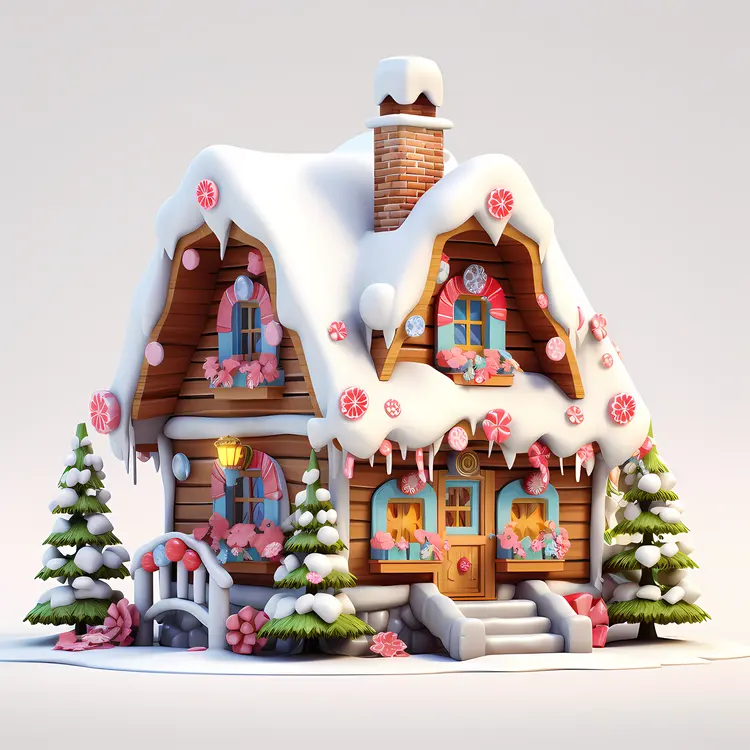 Small cute doodle house