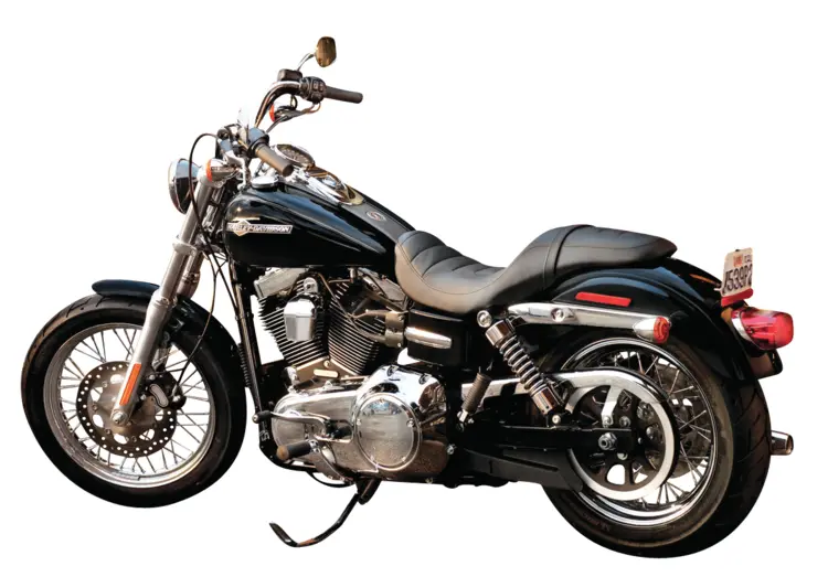Black Motorcycle for Adventure