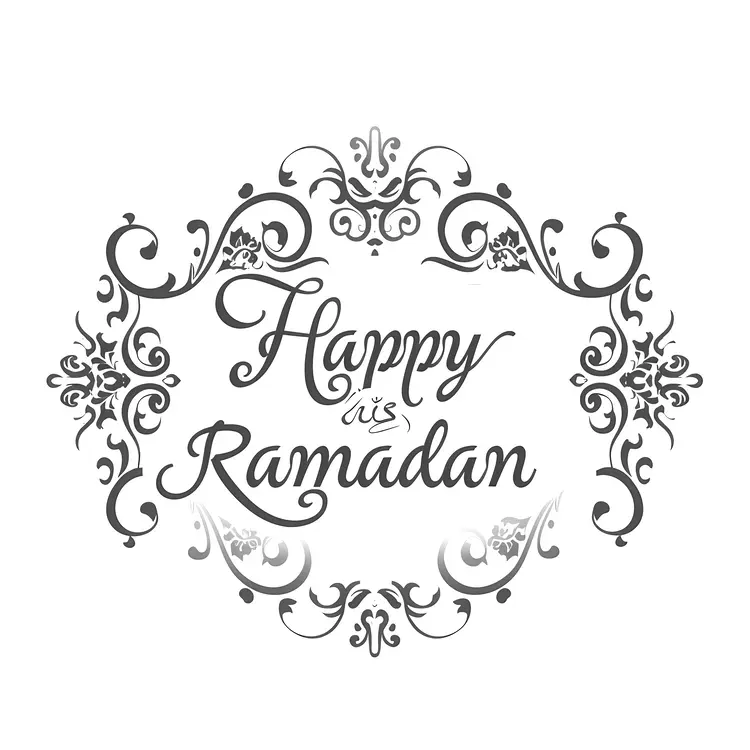 Happy Ramadan Text