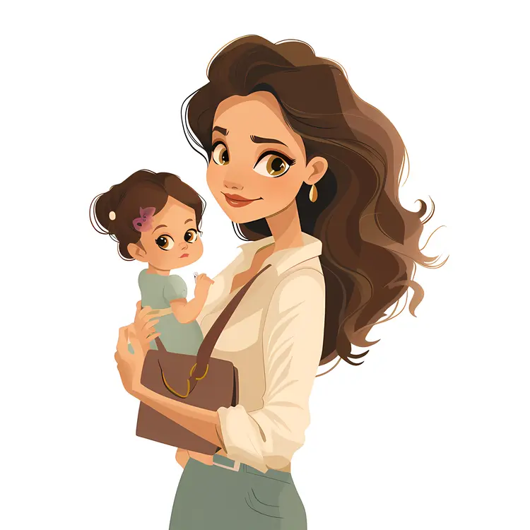 Mother Holding Child