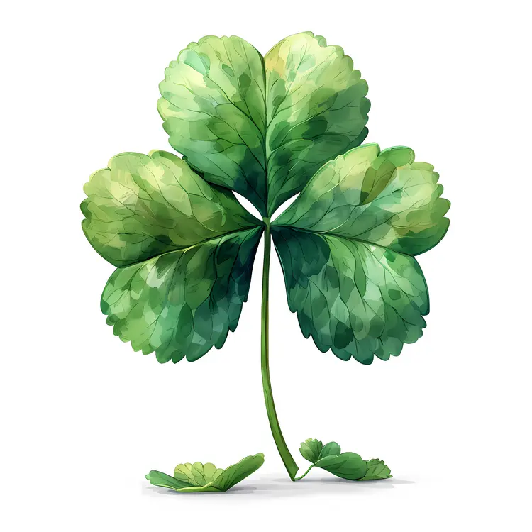 Green Clovers in Nature