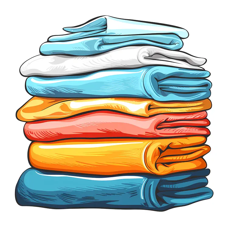 Stack of Folded Towels