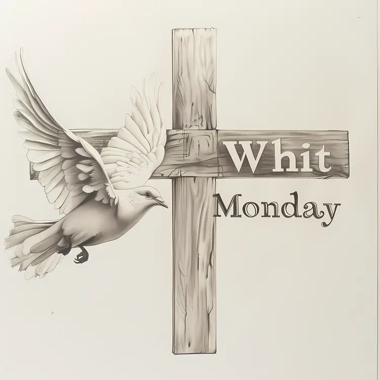 Whit Monday with Cross and Dove
