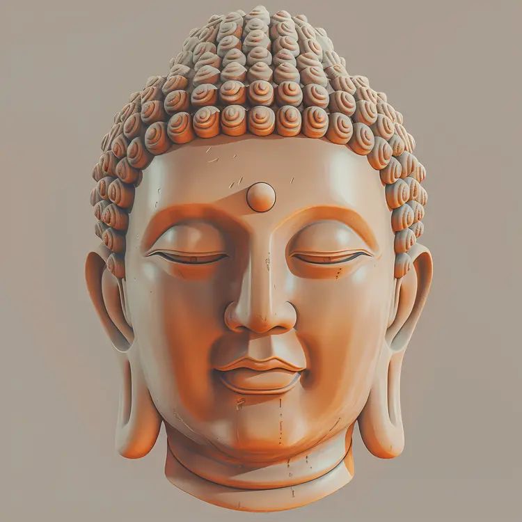 Terracotta Buddha Sculpture