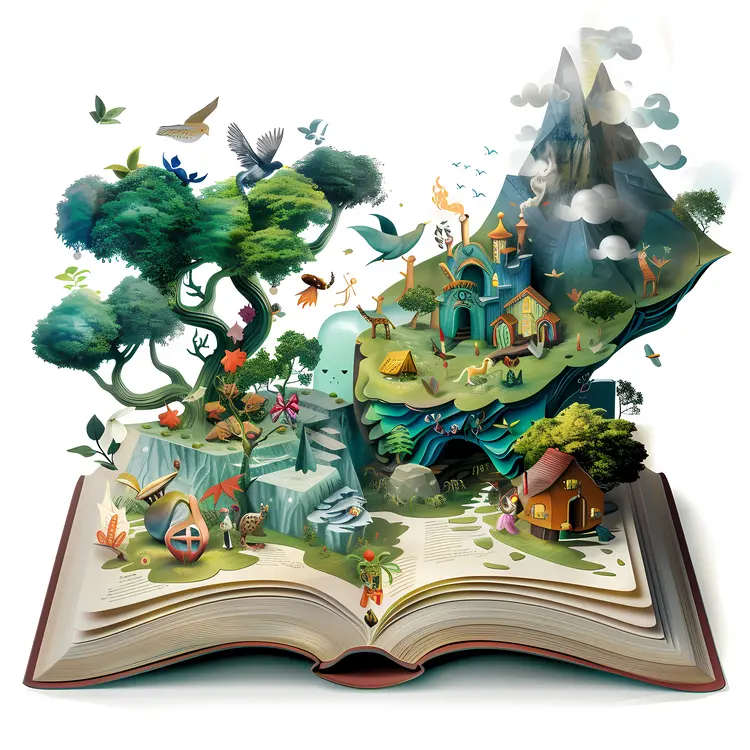 Fantasy World in a Storybook