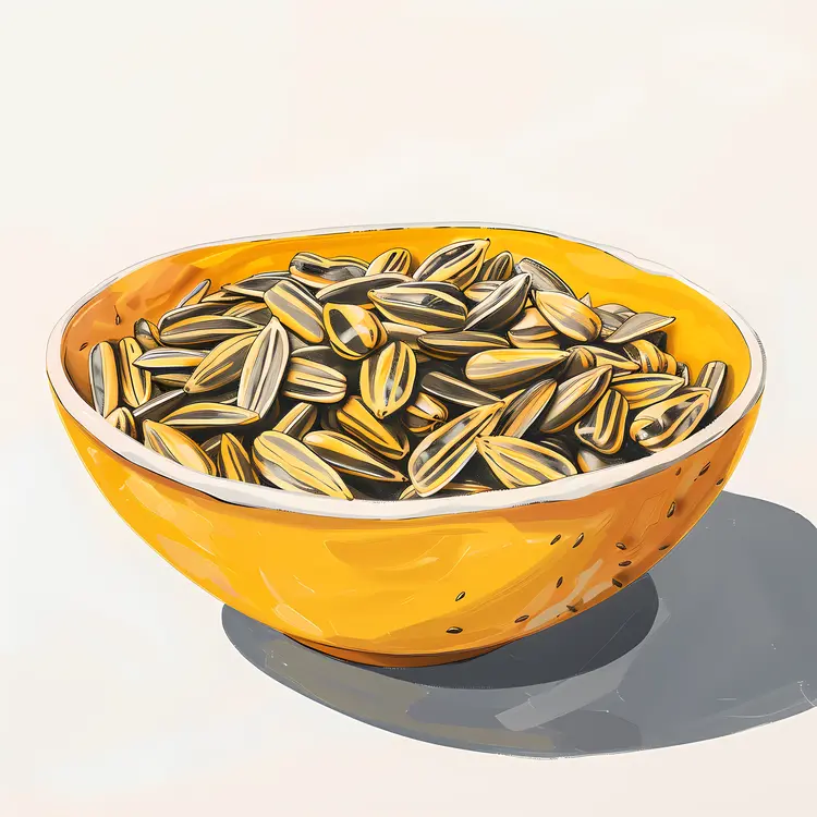Bowl of Sunflower Seeds