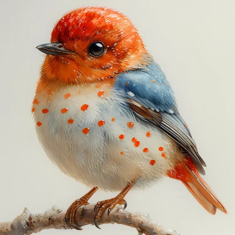 Colorful Bird with Vibrant Feathers