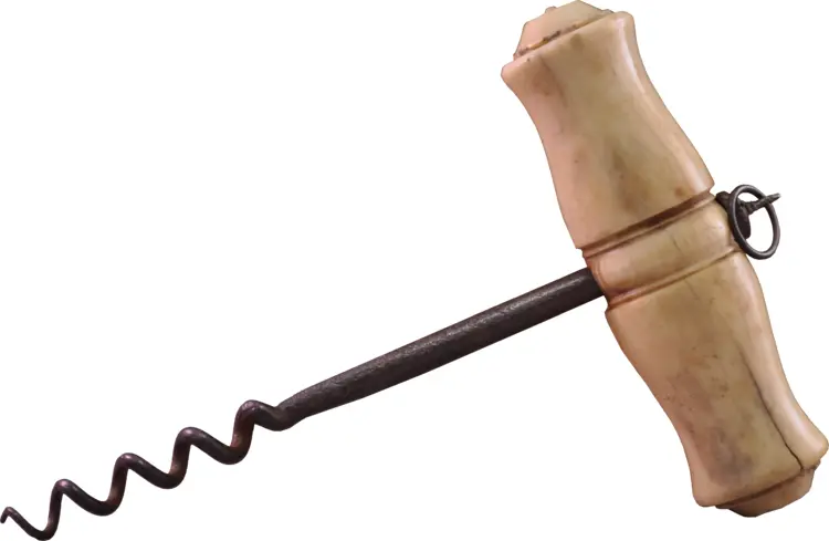 Vintage Corkscrew with Wooden Handle