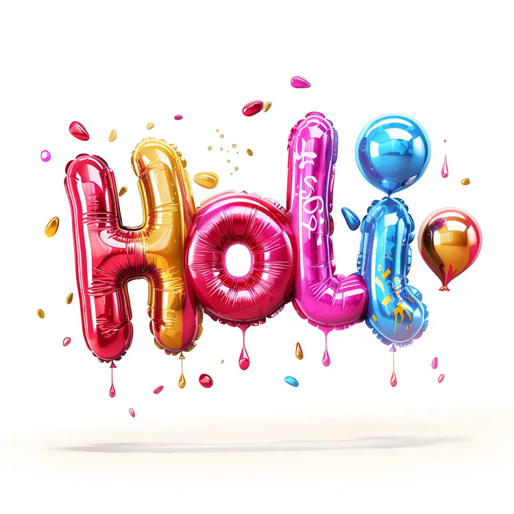 Holi Balloon Celebration