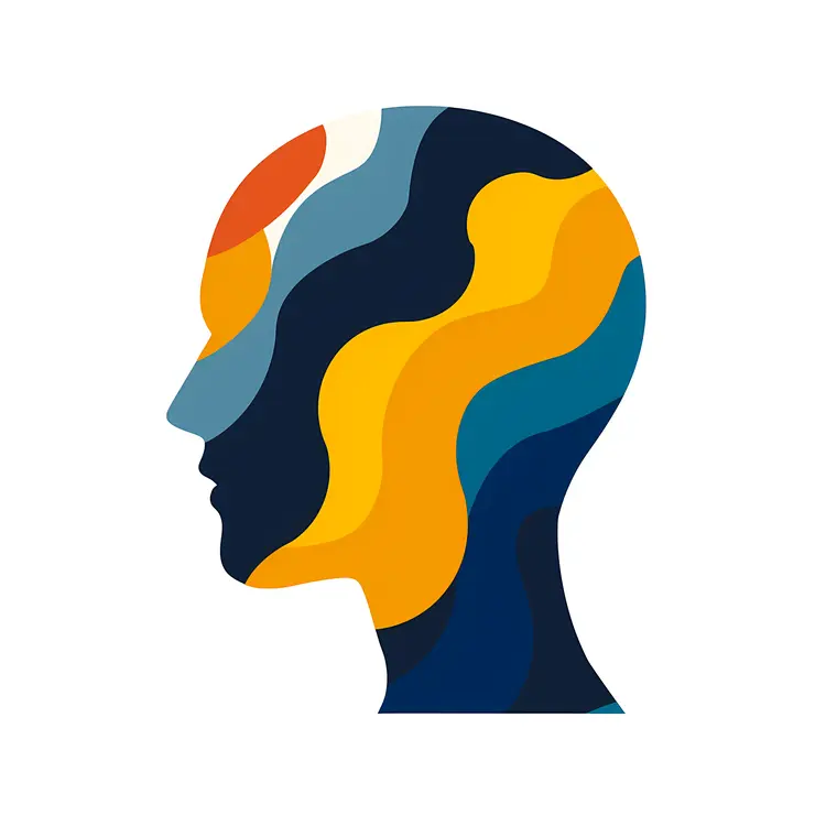 Colorful Brain Illustration