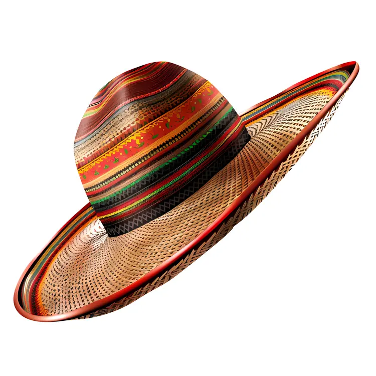Colorful Sombrero Hat